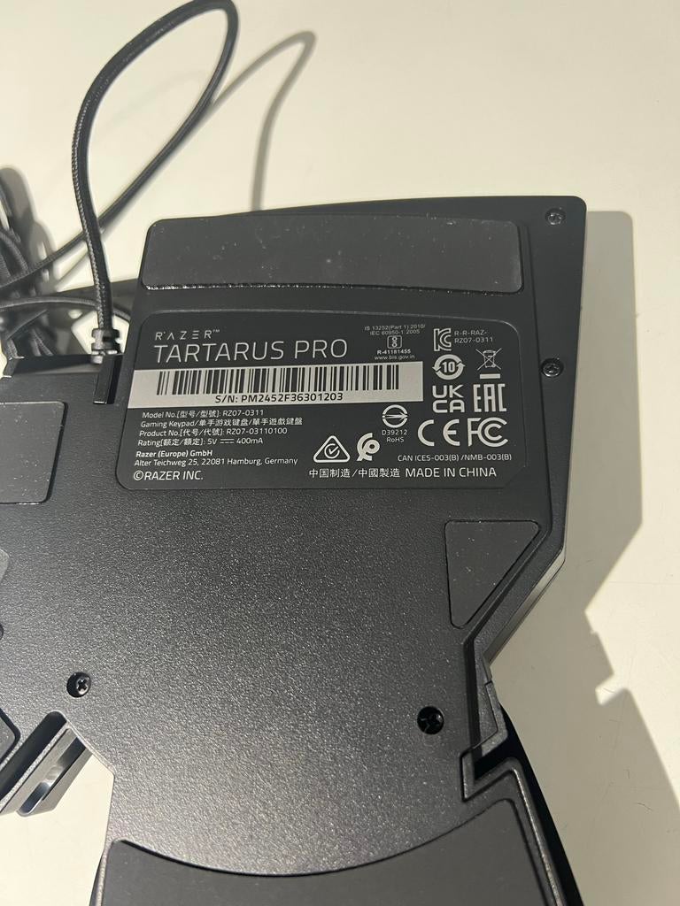 Razer Tartarus Pro Chroma Gaming Keypad - Zwart - PC, Nieuw, Ophalen of Verzenden, Nvt, Razer
