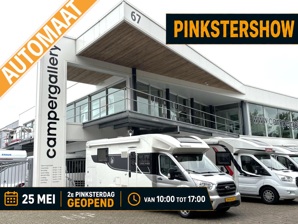 Benimar Tessoro Northautokapp 497 AUTOMAAT QUEENSBED HEFBED, Caravans en Kamperen, Campers, Automaat, Ford, 7 tot 8 meter, Bedrijf
