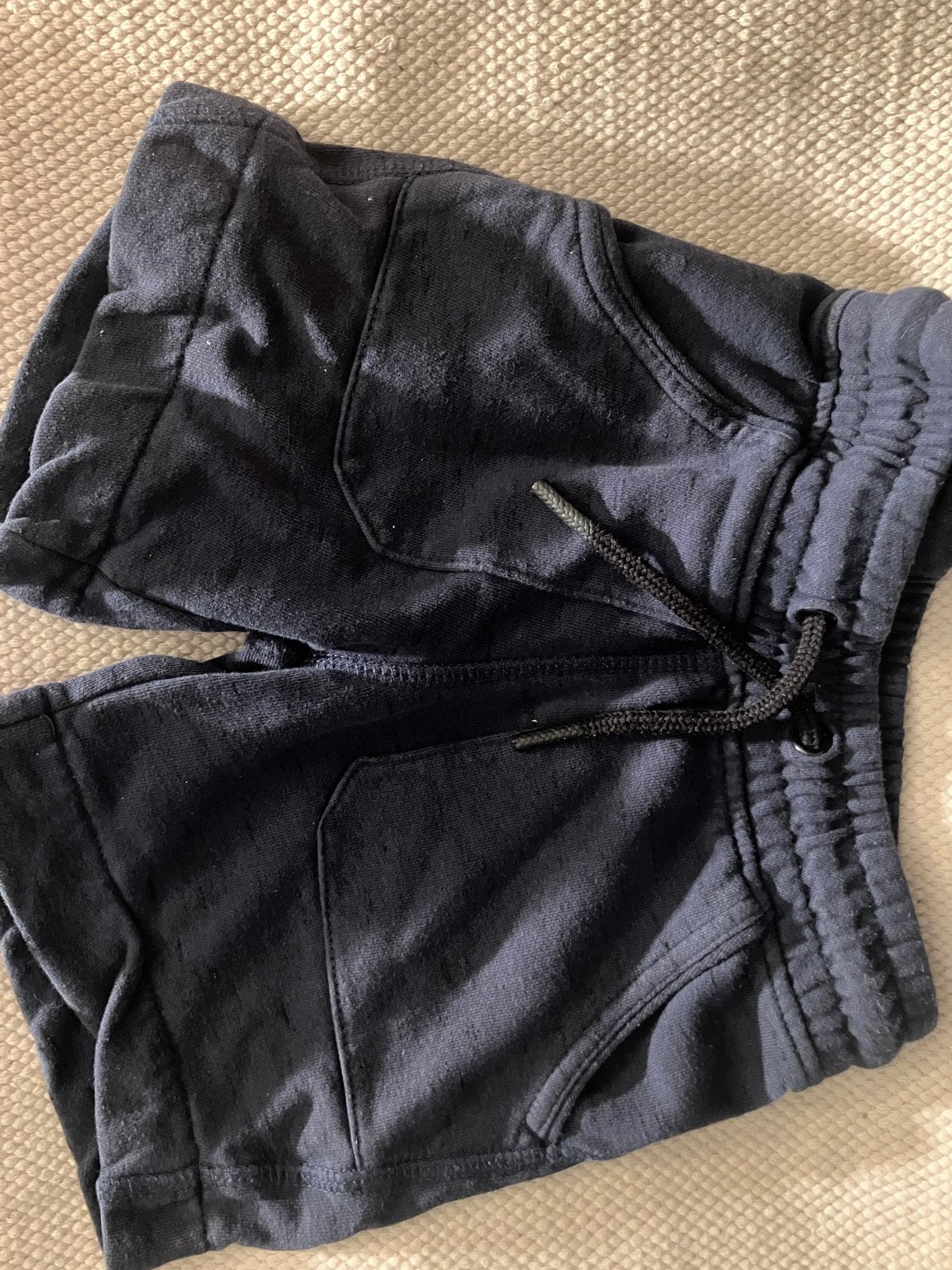 Broekje Hema 98-104, donkerblauw, Ophalen of Verzenden, Zo goed als nieuw, Jongen of Meisje, Broek