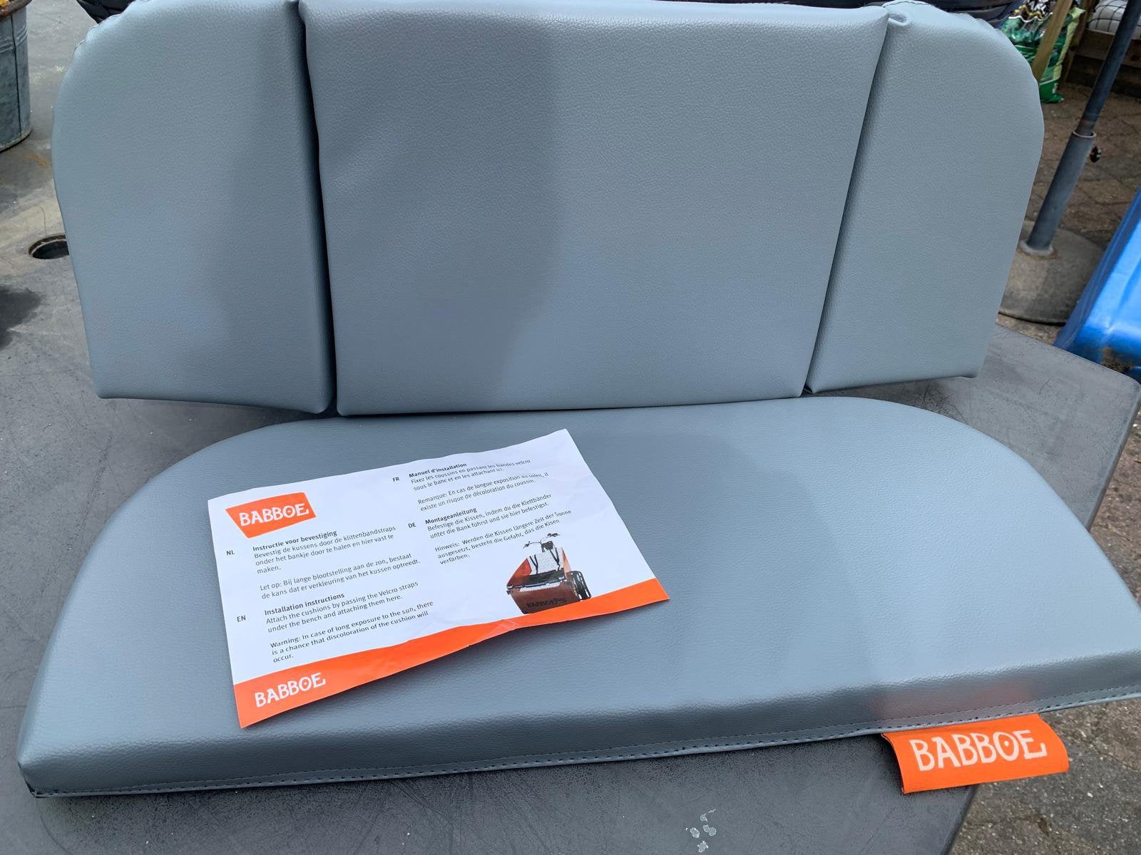 Nieuw! Babboe Kussenset Grijs (Nieuw in verpakking), Ophalen, Nieuw, 2 kinderen, Overige merken
