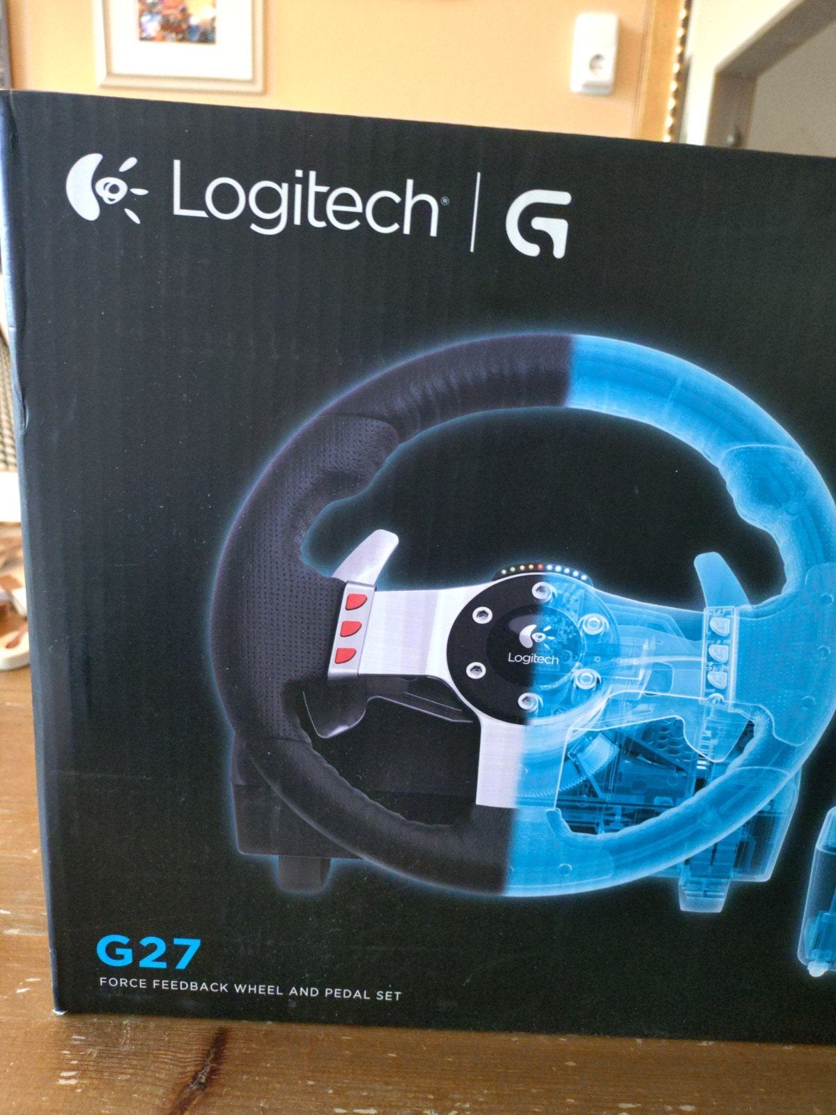 Logitech G27 Force Feedback Stuur en Pedaal Set, Racestuur, Force feedback, Ophalen of Verzenden, Zo goed als nieuw