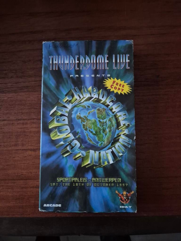 Thunderdome Live - Global Hardcore Nation VHS, Ophalen of Verzenden