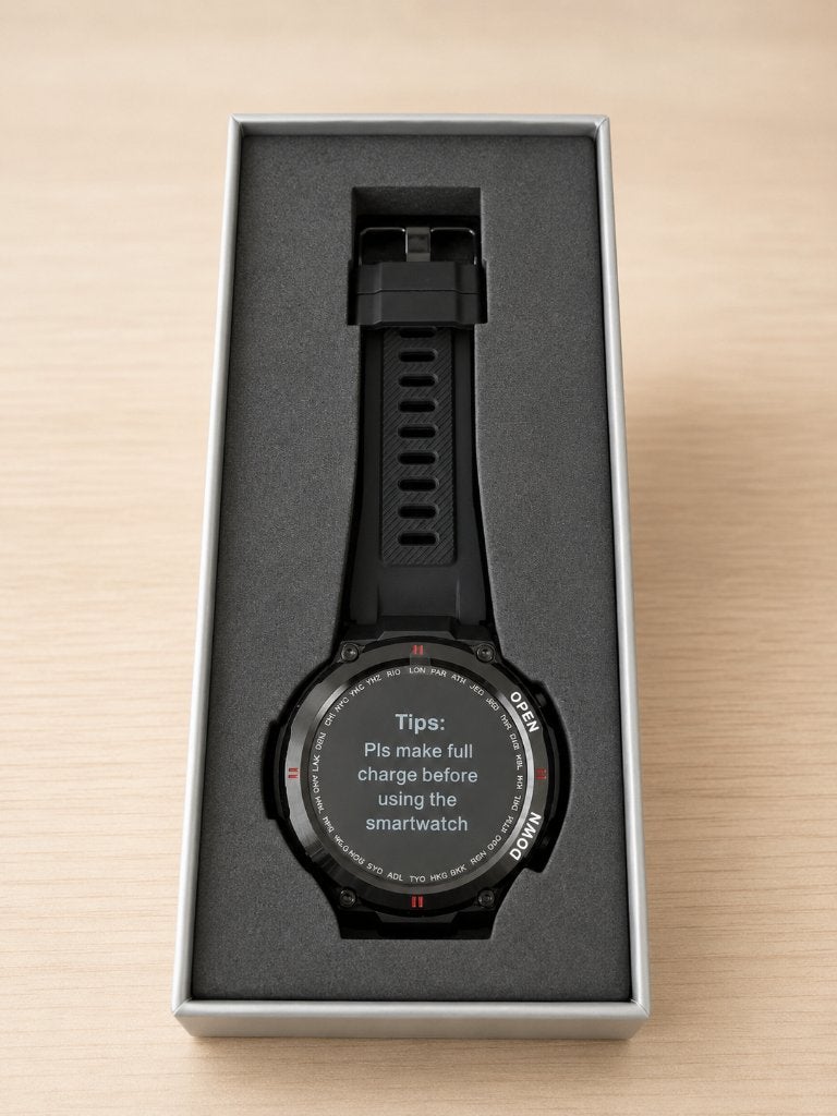 Partij 32x Infint K22 Smartwatch – nieuw in doos, Zwart, Nieuw, Ophalen of Verzenden, Infinf