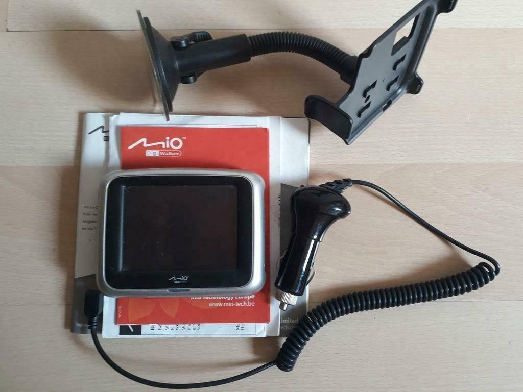 Mio C250 autonavigatie compleet, Ophalen of Verzenden, Gebruikt