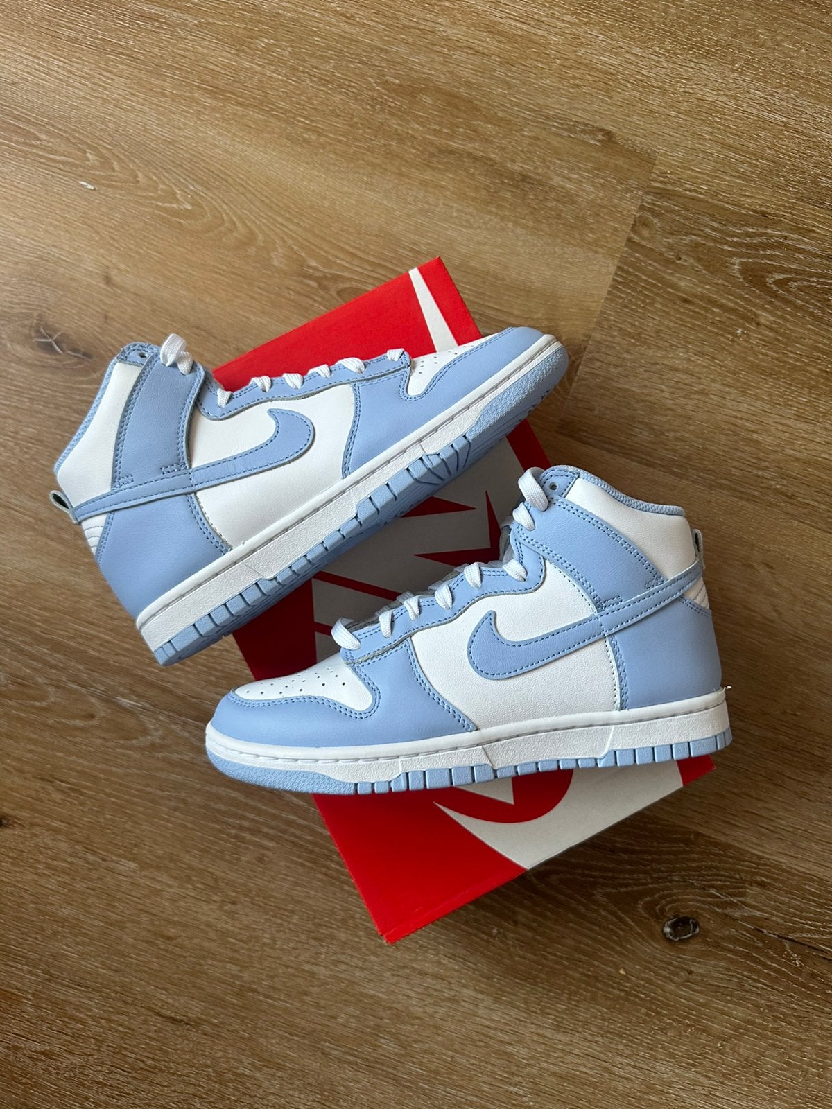 Nike Dunk High Aluminum 38 38,5 EU, Blauw, Nieuw, Ophalen of Verzenden, Sneakers of Gympen