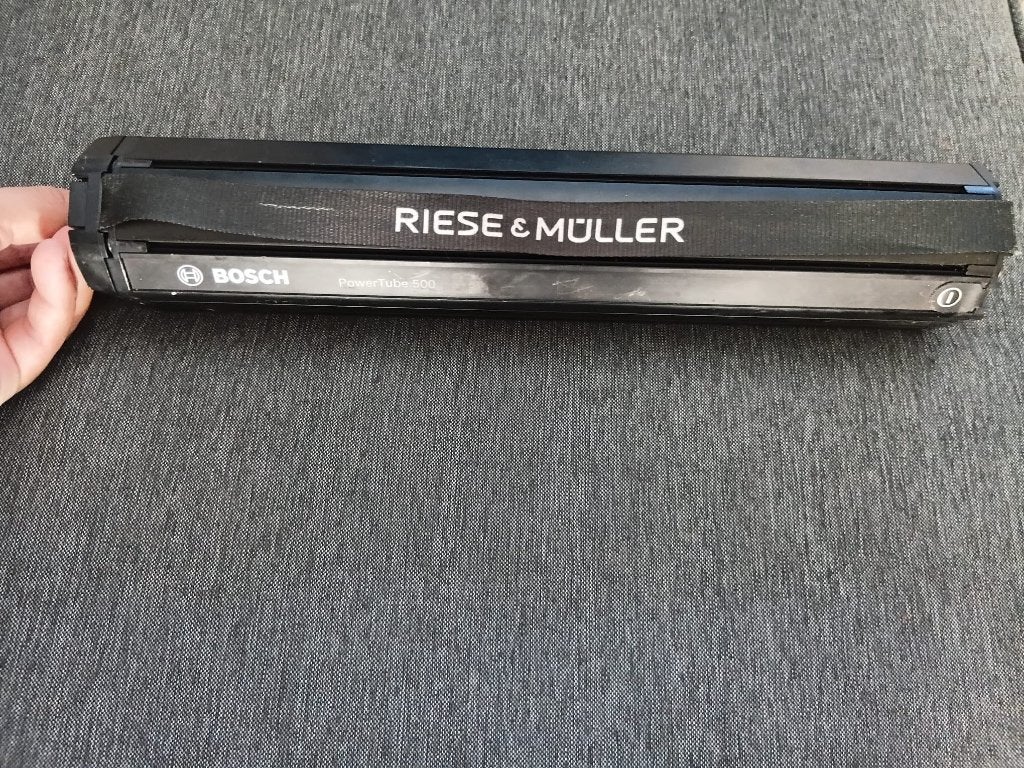 Bosch powertube 500, Fietsen en Brommers, Zo goed als nieuw