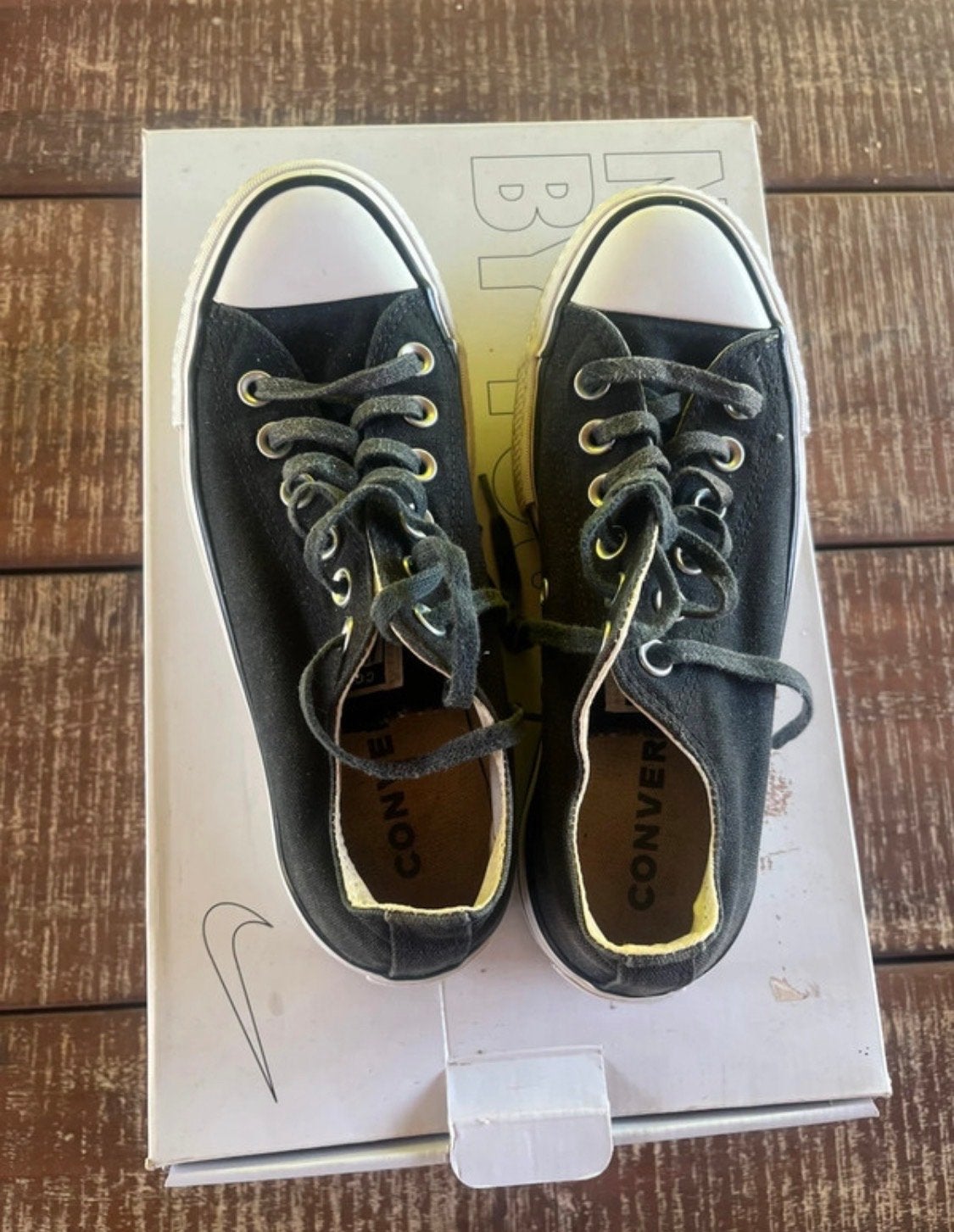 Converse All Star sneakers, zwart, maat 37, Ophalen of Verzenden, Gedragen, Zwart, Sneakers of Gympen
