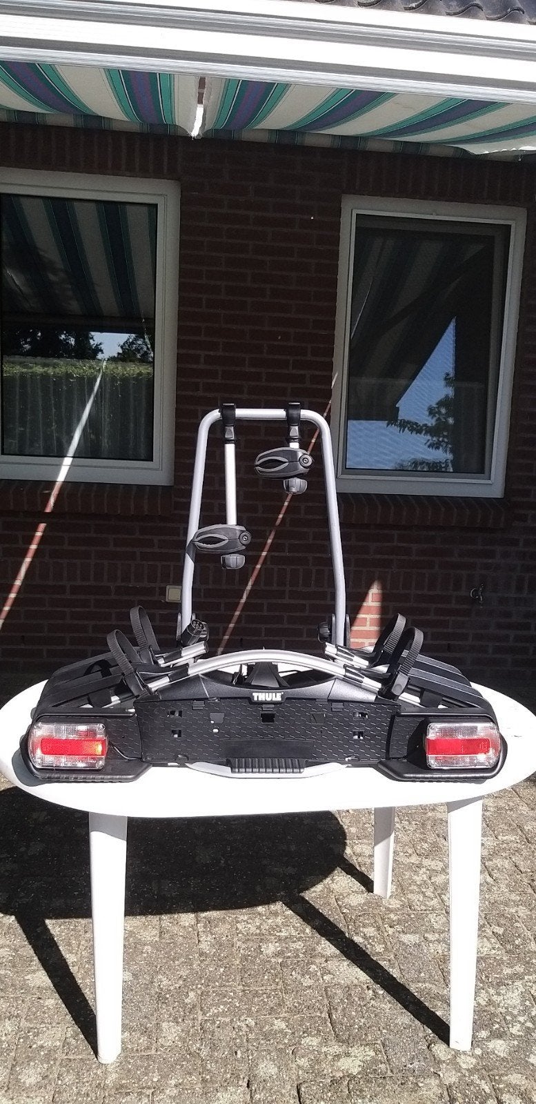 Thule fietsendrager euroway G2 921, Ophalen, 2 fietsen, Zo goed als nieuw, Trekhaakdrager