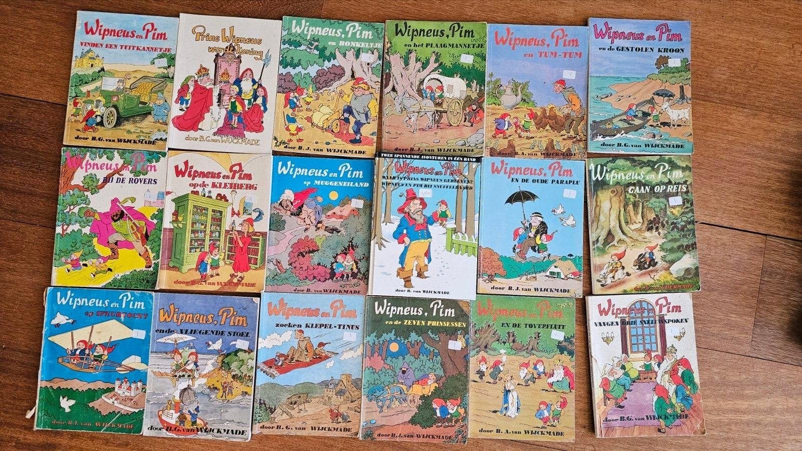 18 Wipneus en Pim boeken in goede staat, Boeken, Ophalen of Verzenden, Gelezen, B.G. van Witsen, Fictie algemeen