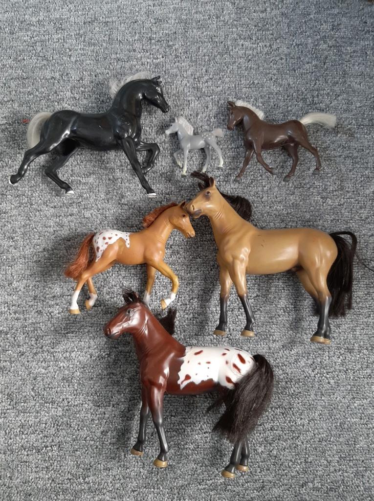 Verzameling paarden speelgoedfiguren (mogen ook los weg), Kinderen en Baby's, Speelgoed | Actiefiguren, Zo goed als nieuw, Ophalen of Verzenden