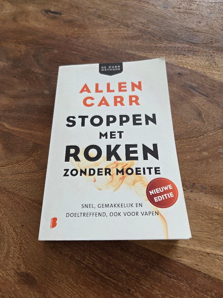 Stoppen met roken zonder moeite, Boeken, Ophalen, Zo goed als nieuw, Gezondheid en Conditie, Allen Carr