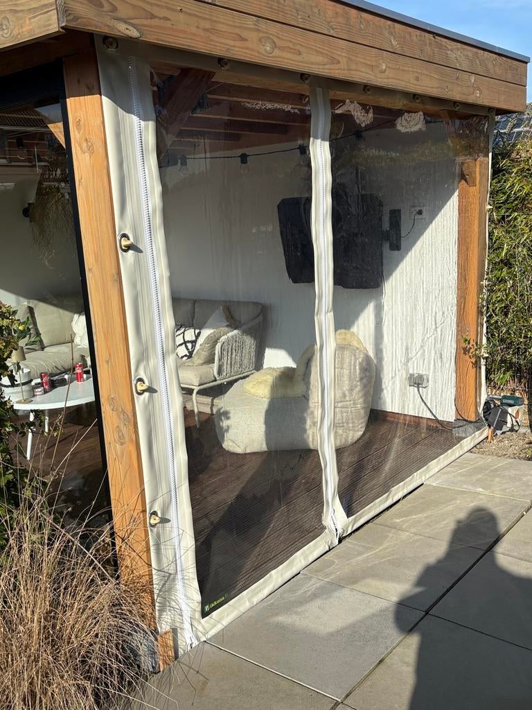 Veranda zeil / overkapping scherm (300x211) nog bijna nieuw!, Tuin en Terras, Overkappingen, Ophalen of Verzenden, Zo goed als nieuw
