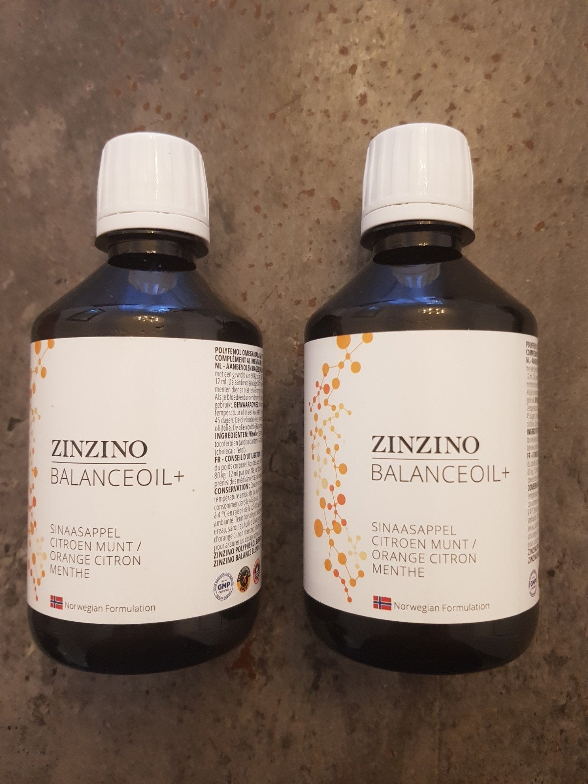 2x Zinzino BalanceOil+ Sinaasappel Citroen Munt, Sport en Fitness, Ophalen of Verzenden, Nieuw, Poeder of Drank