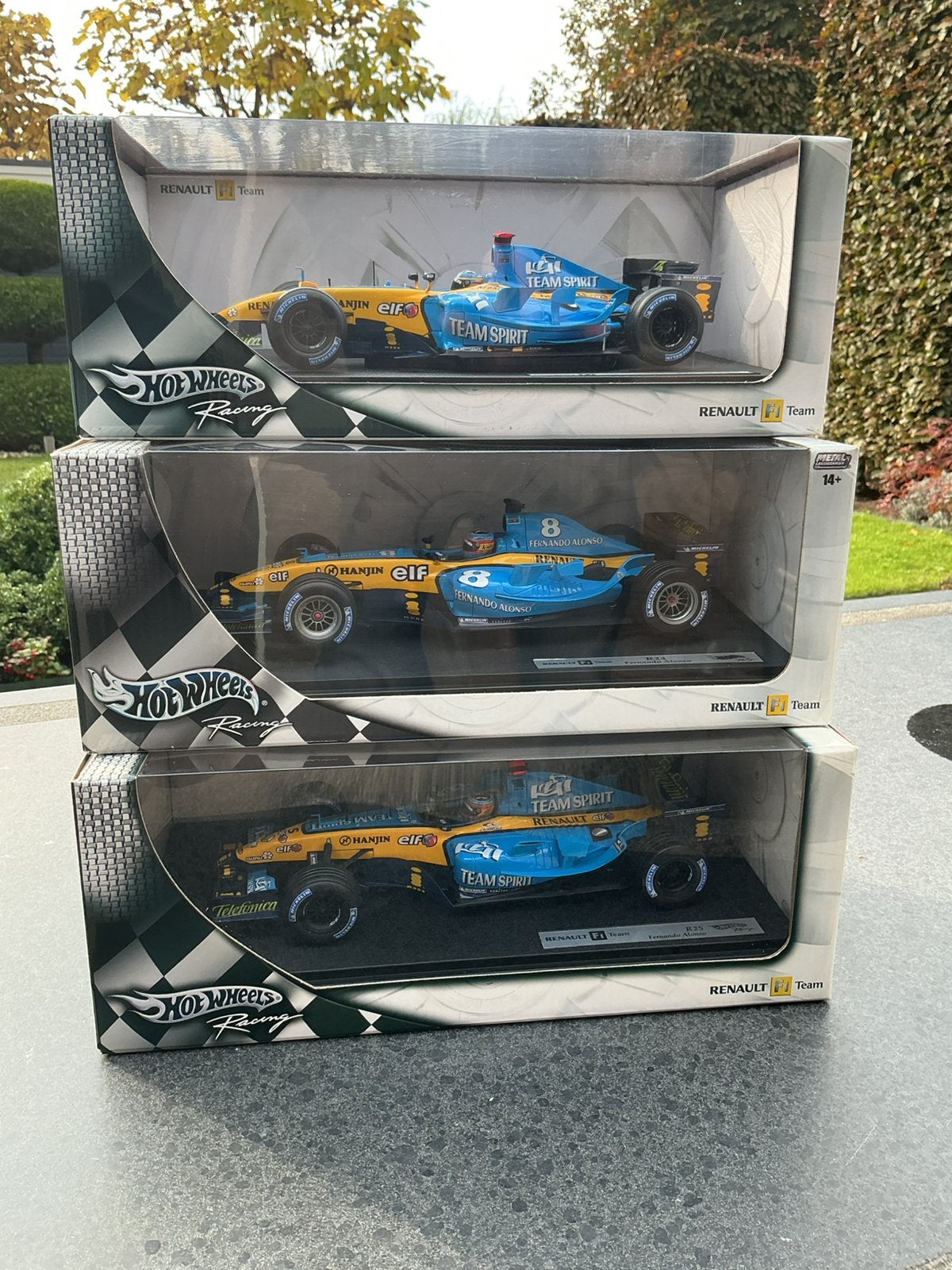 Alonso Renault F1 R25 R26 schaal 1:18 ovp TOP !!, Ophalen, Zo goed als nieuw