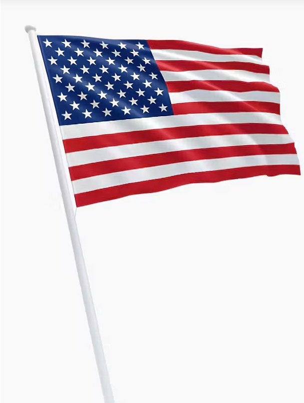 Nieuwe USA vlag 200x300cm rechtformaat, spun-poly, Ophalen of Verzenden, Nieuw