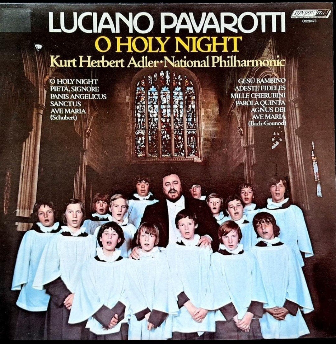 LP  LUCIANO PAVAROTTI - O Holy Night, Ophalen of Verzenden, Gebruikt, 12 inch, Opera of Operette