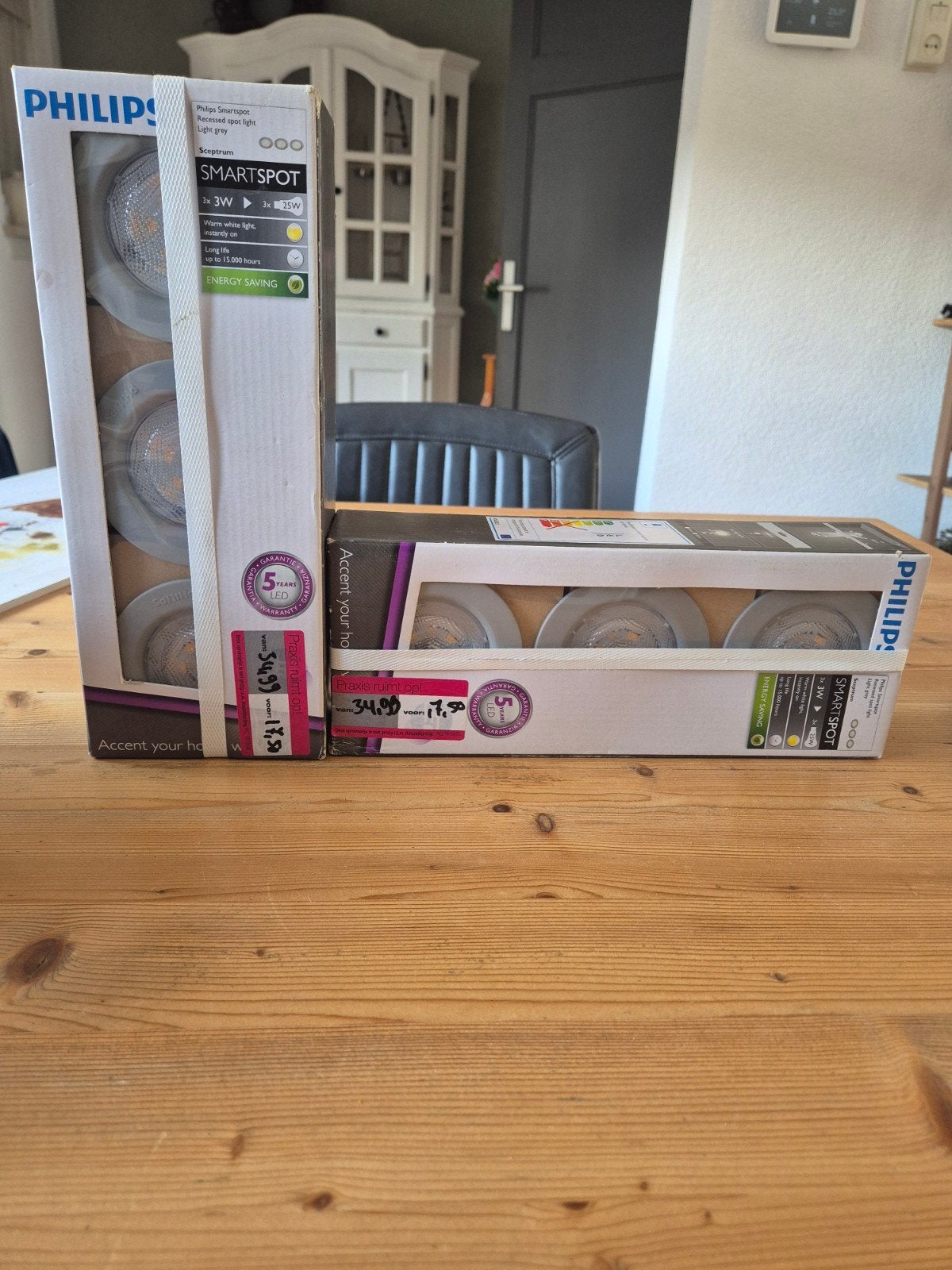 Philips Smartspot Inbouwspots - Nieuw in doos, Huis en Inrichting, Ophalen, Halogeen, Dimbaar, Nieuw