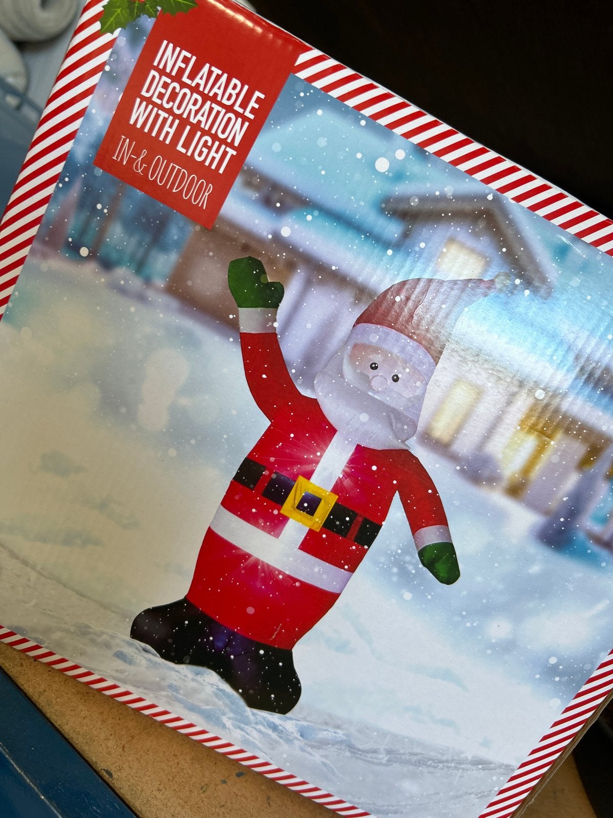 Inflatable kerstman 4meter hoog compleet nieuw in doos, Diversen, Ophalen