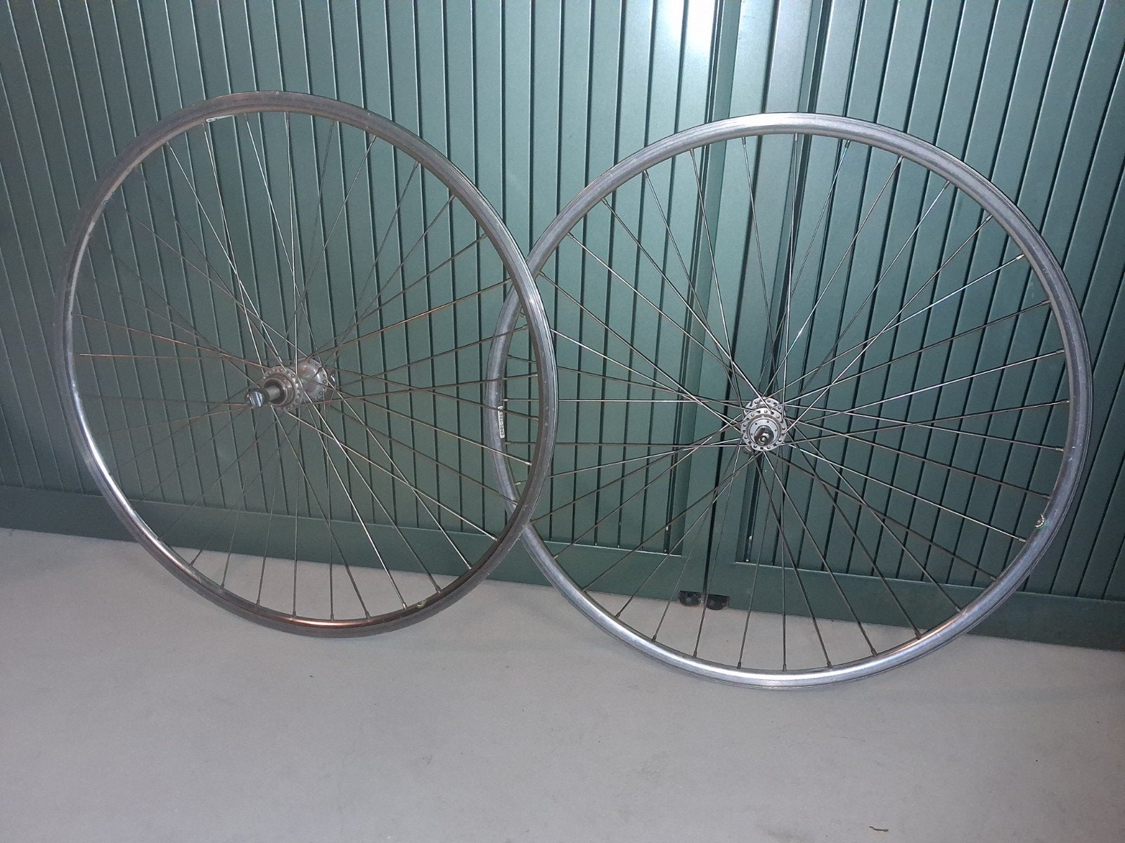 racefiets wielset retro, Fietsen en Brommers, Ophalen, Racefiets