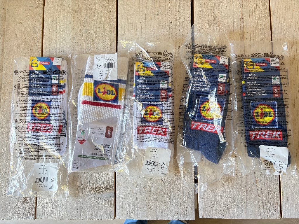 Lidl sportsokken - vijf paar maat 39-42 / 43-46, Wit, Lidl, Ophalen of Verzenden, Nieuw