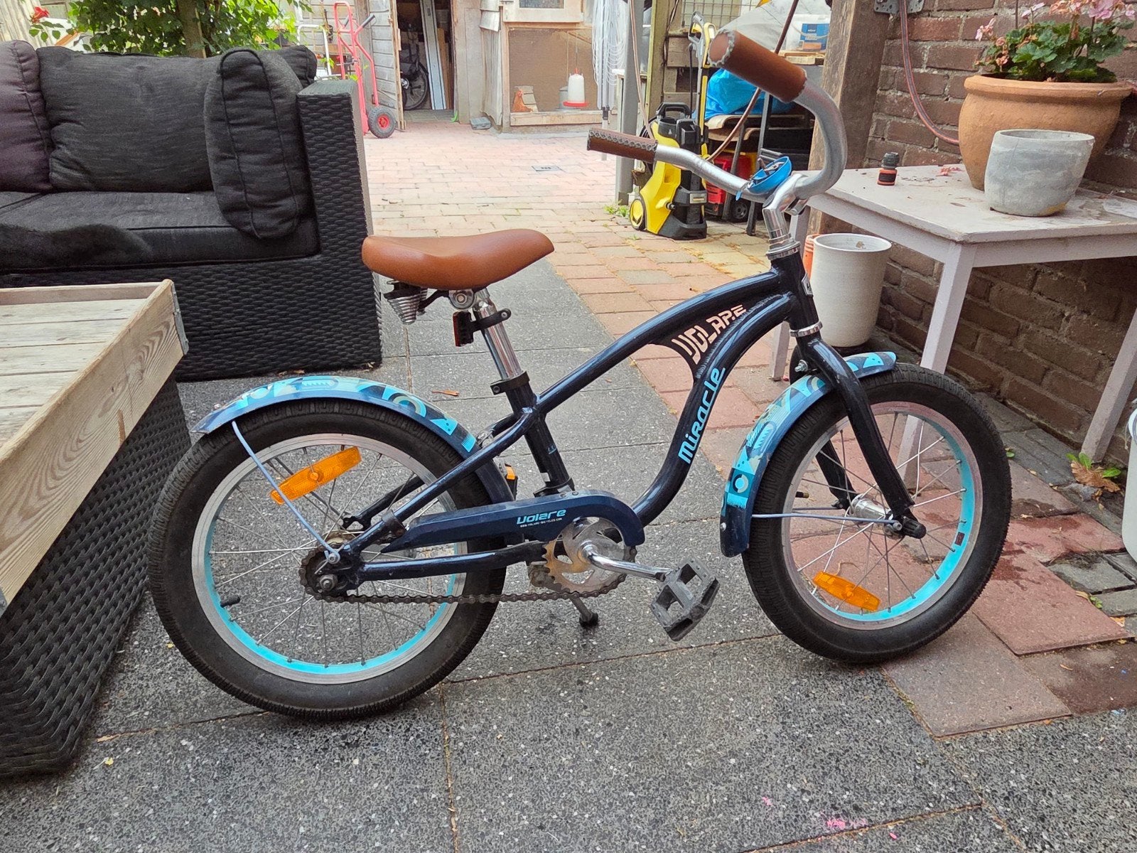 16 inch kinderfiets - Kan zeker nog een ronde mee!, Ophalen of Verzenden, Gebruikt, 16 tot 20 inch, Volare