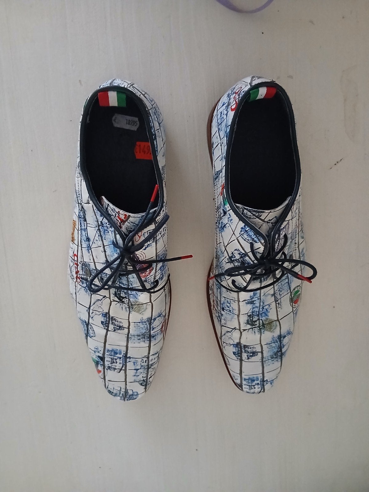 Hippe herenschoenen maat 46 - nw.peur.189,=eenmalig gedragen, Kleding | Heren, Ophalen, Overige kleuren, Zo goed als nieuw, Rehab