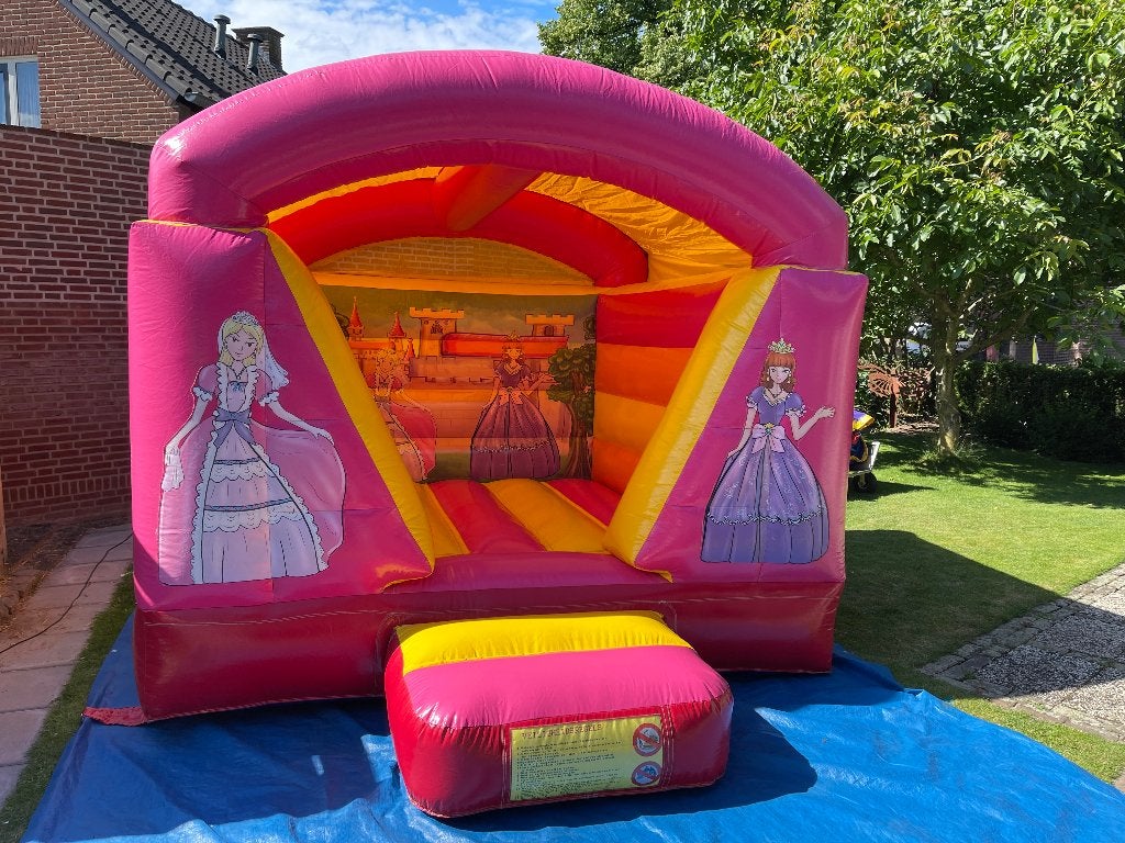Te koop: Mini springkussen prinses met dak, Hobby en Vrije tijd, Feestartikelen, Ophalen, Gebruikt, Overige typen, Overige