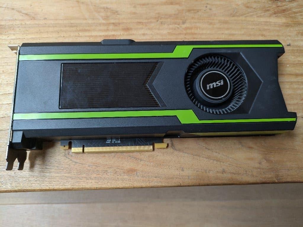 MSI GeForce GTX 1080 Ti AERO 11G OC, Ophalen, PCI-Express 3, HDMI, Nvidia