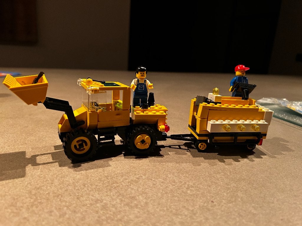 Lego 6481: Licht Systeem Vrachtwagen met Aanhanger, Lego, Inclusief instructies, Ophalen of Verzenden, Zo goed als nieuw