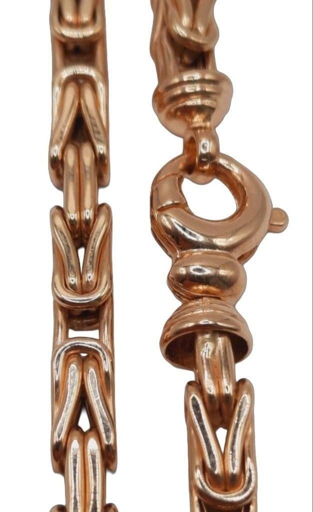 Gouden Koningsketting 14kt, Www.bredajuwelier.nl, Nieuw, Ophalen of Verzenden, Www.bredajuwelier.nl