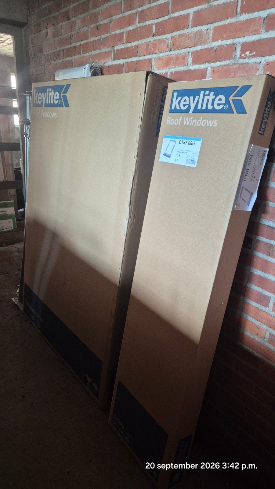 Keylite Dakraam 1140x1600 WCP 08G T met waterkerend manchet, Ophalen, 80 tot 120 cm, Nieuw, 160 cm of meer