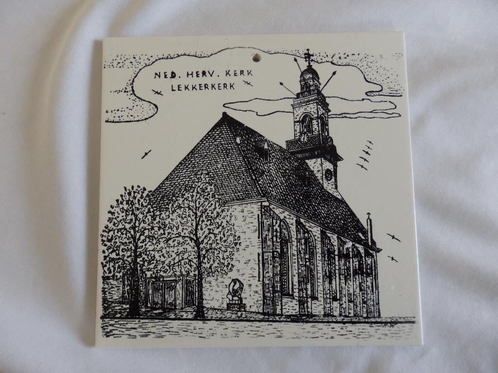 Tegel Ned Hervormde kerk Lekkerkerker, Ophalen of Verzenden