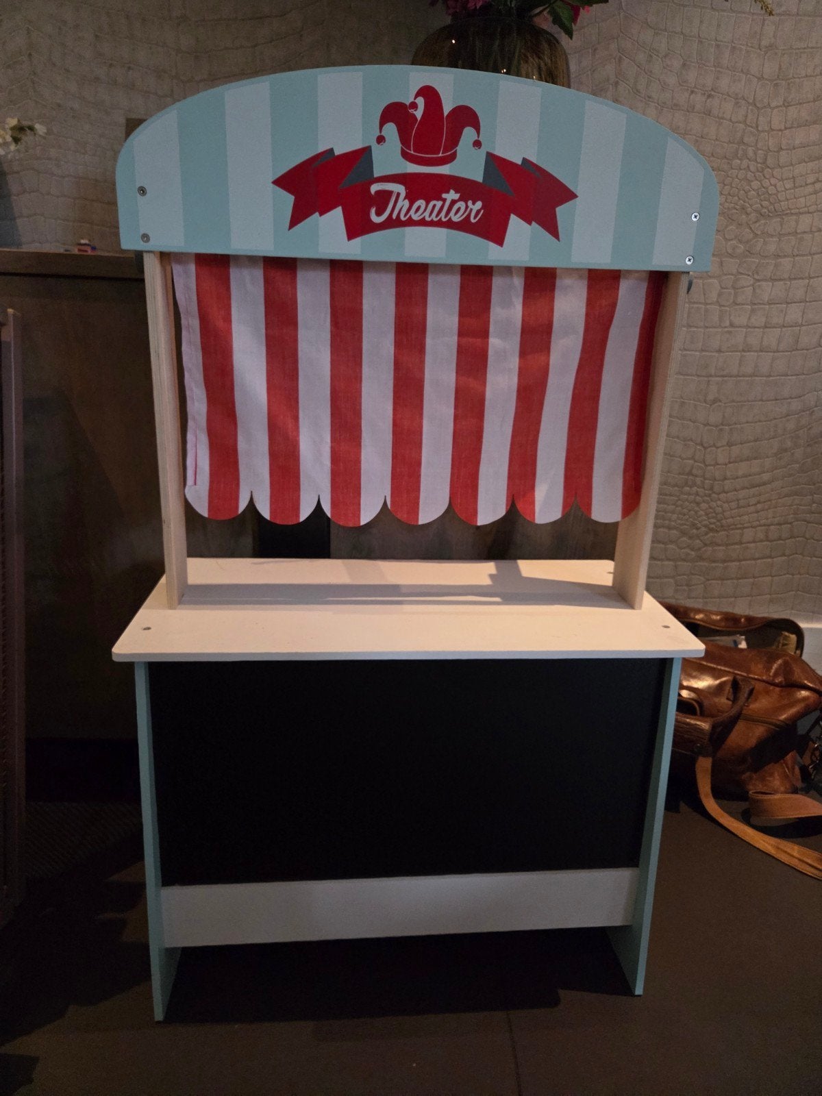 2-in-1 Speeltheater en Winkeltje voor Kinderen, Ophalen, Zo goed als nieuw