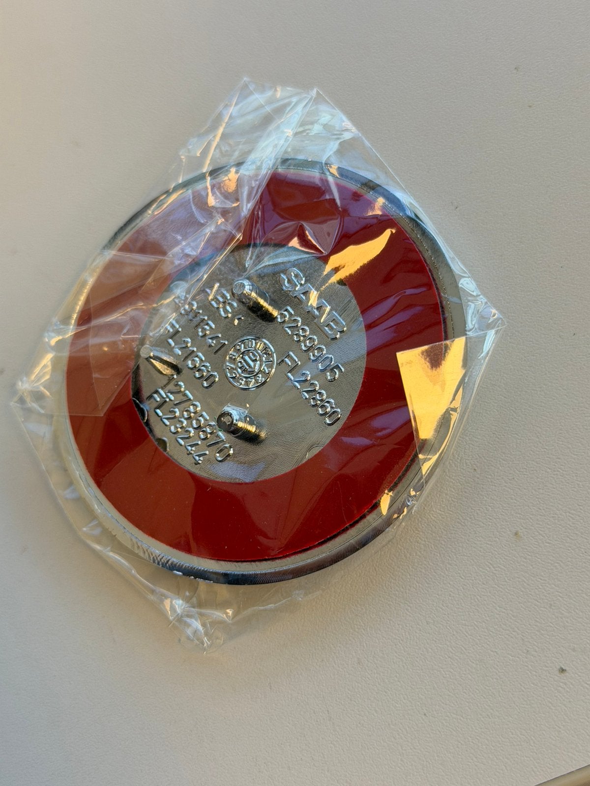 Saab Motorkap Embleem origineel Badge 9-3 03-12 & 9-5 98-10, Ophalen of Verzenden, H, H, H