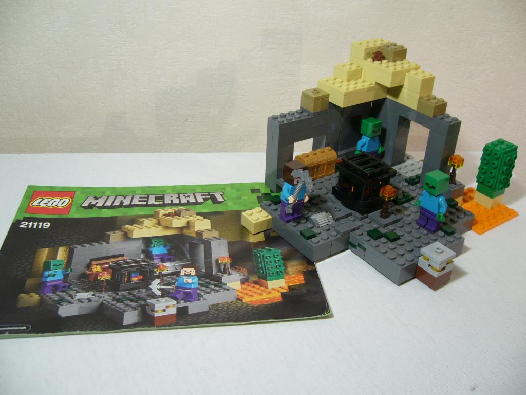 Lego Minecraft 21119 The Dungeon, Gebruikt, Minecraft, Lego, Ophalen of Verzenden