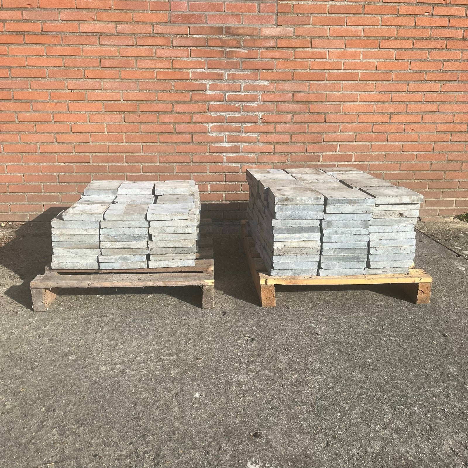 Belgisch hardsteen tegels, Gebruikt, Hardsteen, 20 tot 40 cm, Vloertegels
