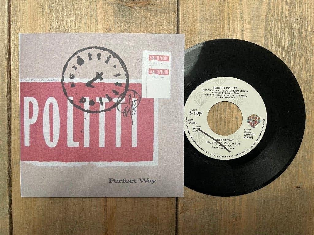 VINYL SINGLE Scritti Politti - Perfect Way [CAN], 7 inch, Ophalen of Verzenden, Zo goed als nieuw, Pop