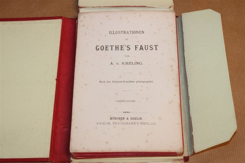 Goethe Faust Illustraties ca. 1870 — 13 Platen Zeldzaam, Antiek en Kunst, Ophalen of Verzenden