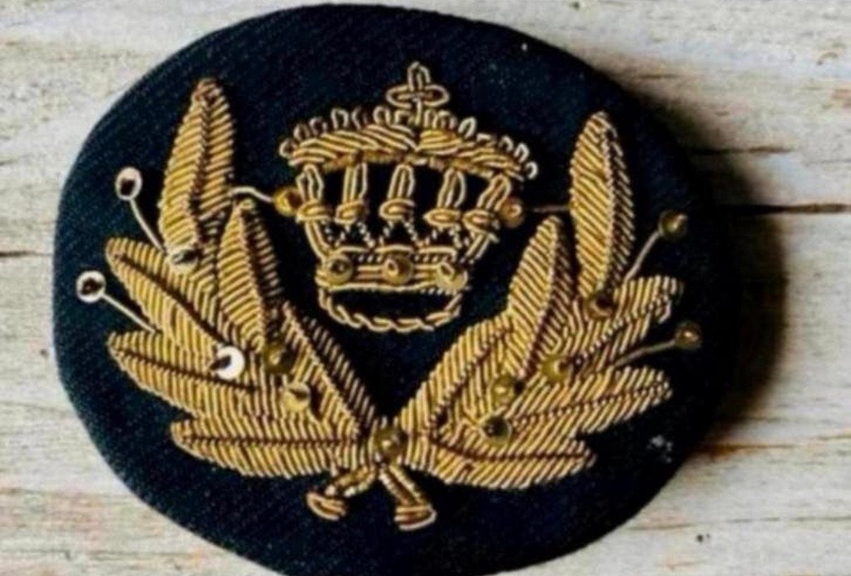 Rijkswaterstaat Oude Pet Embleem, Verzenden, Marine, Nederland, Embleem of Badge