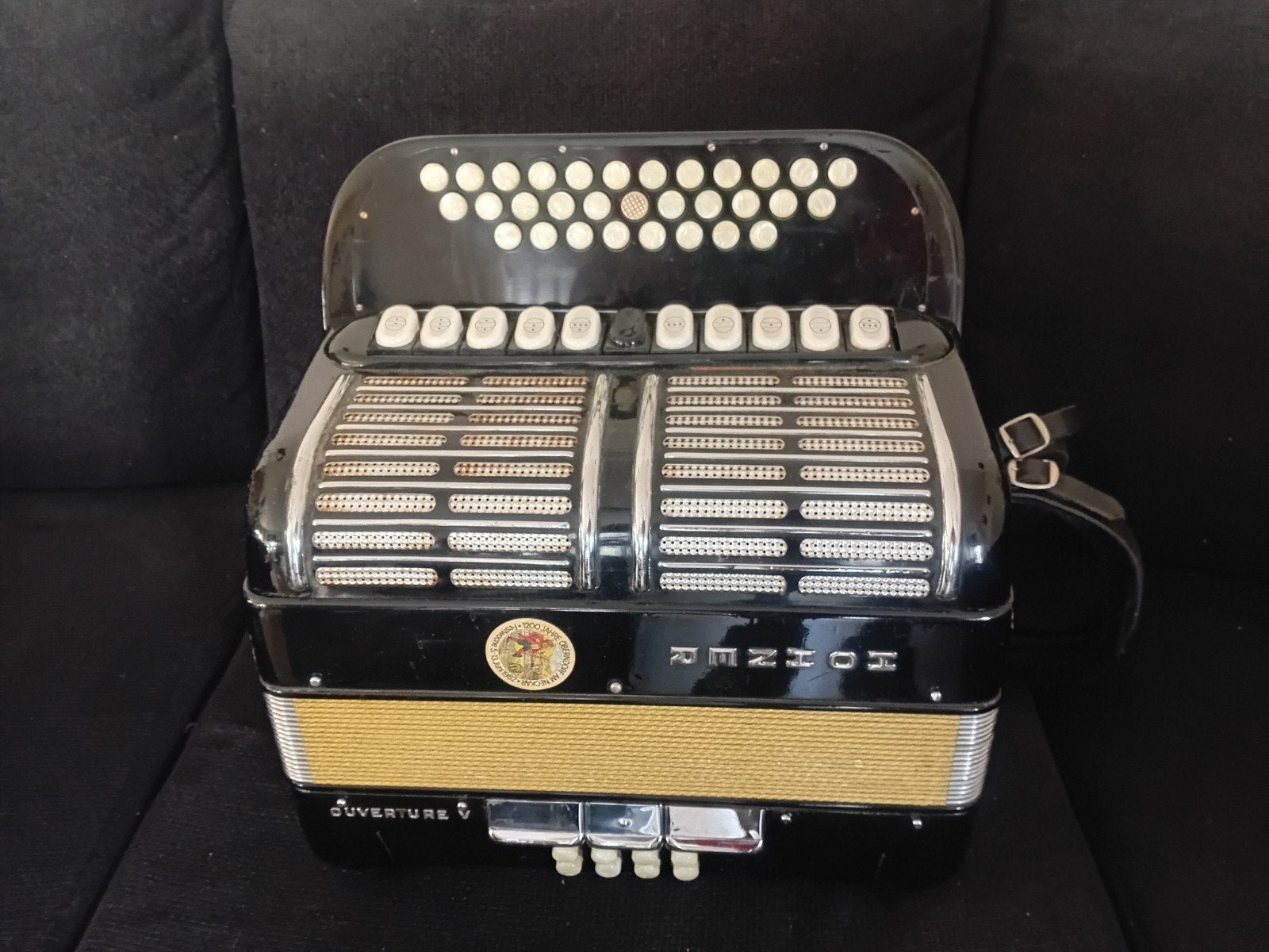 Mooie Hohner ouverture V., Muziek en Instrumenten, Gebruikt, Overige formaten, Met koffer, Ophalen of Verzenden