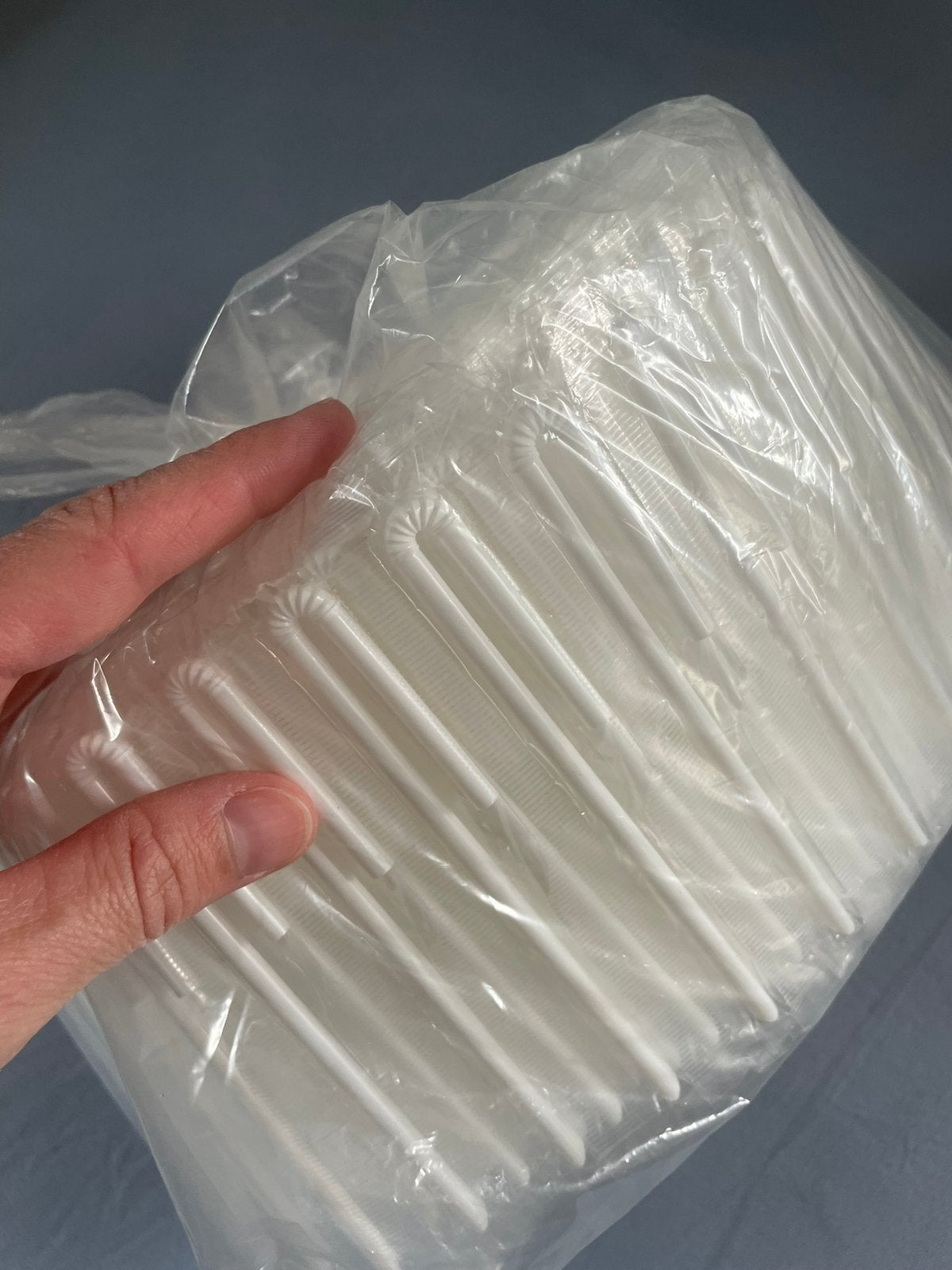 Plastic rietjes voor drinkpakjes, individueel verpakt., Overige typen, Ophalen of Verzenden, Nieuw, Wit