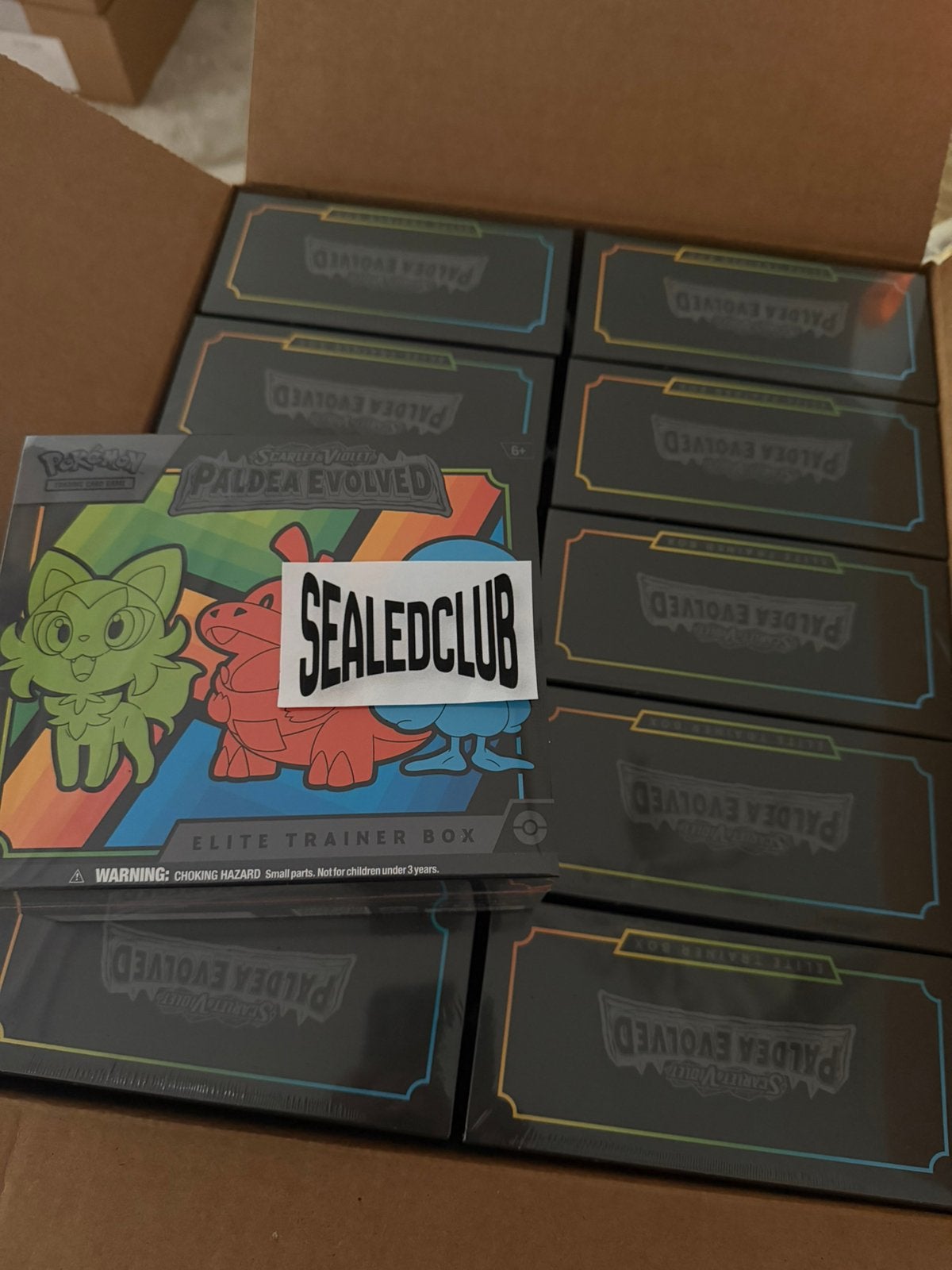 Paldea evolved elite trainer box, Ophalen of Verzenden, Zo goed als nieuw