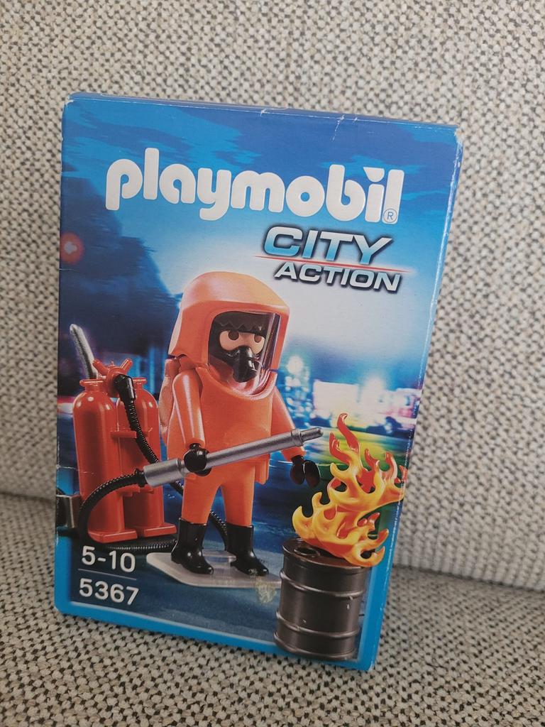Te koop: Playmobil City Action 5367 brandweerman., Ophalen of Verzenden, Nieuw, Complete set