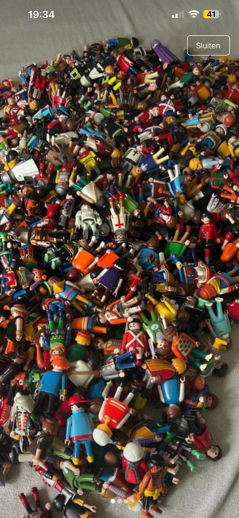 Heel veel Playmobil poppetjes., Ophalen of Verzenden, Zo goed als nieuw