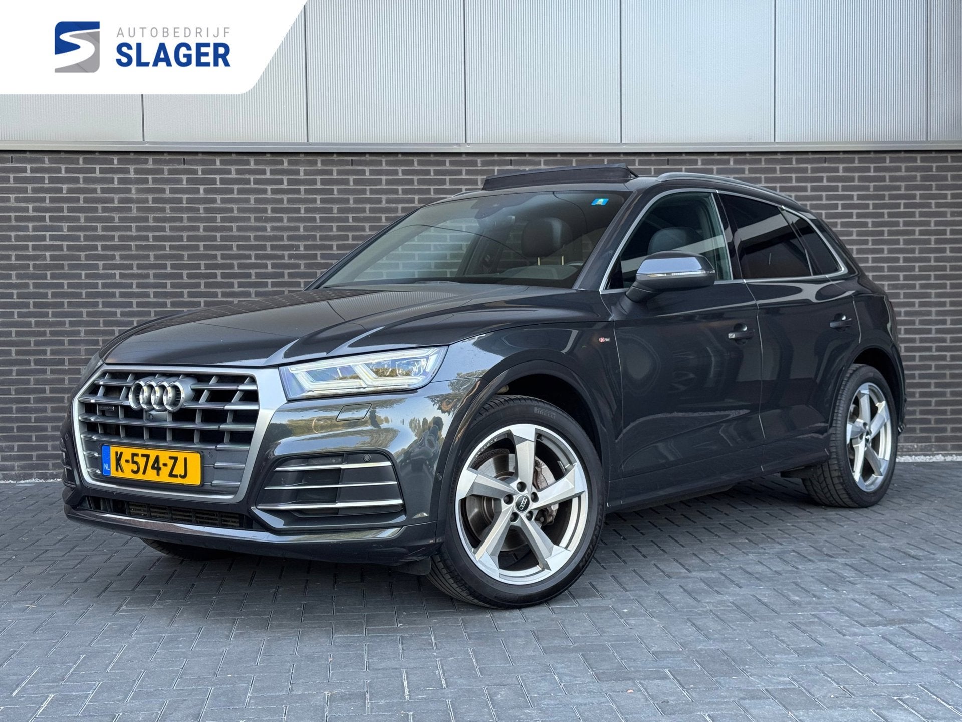 Audi Q5 2.0 TFSI quattro Launch - S-line|Luchtvering|Pano|E-, Auto's, Audi, Gebruikt, 4 cilinders, Bedrijf, SUV of Terreinwagen