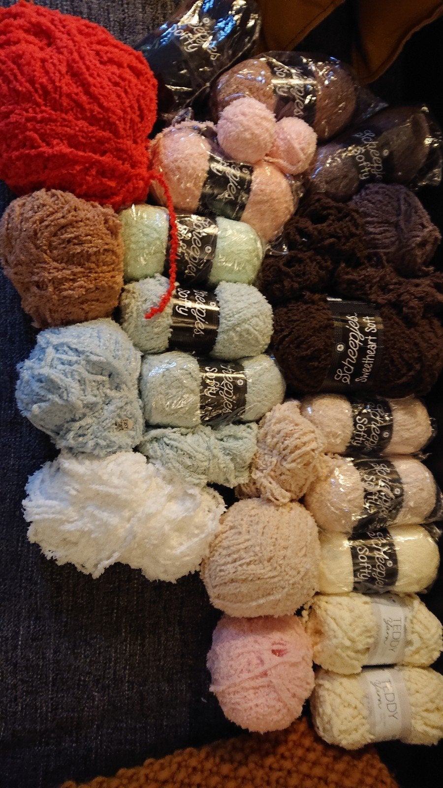 partij Scheepjeswol sweethart en softy plus boek, Hobby en Vrije tijd, Ophalen of Verzenden, Nieuw, Breien of Haken, Patroon of Boek