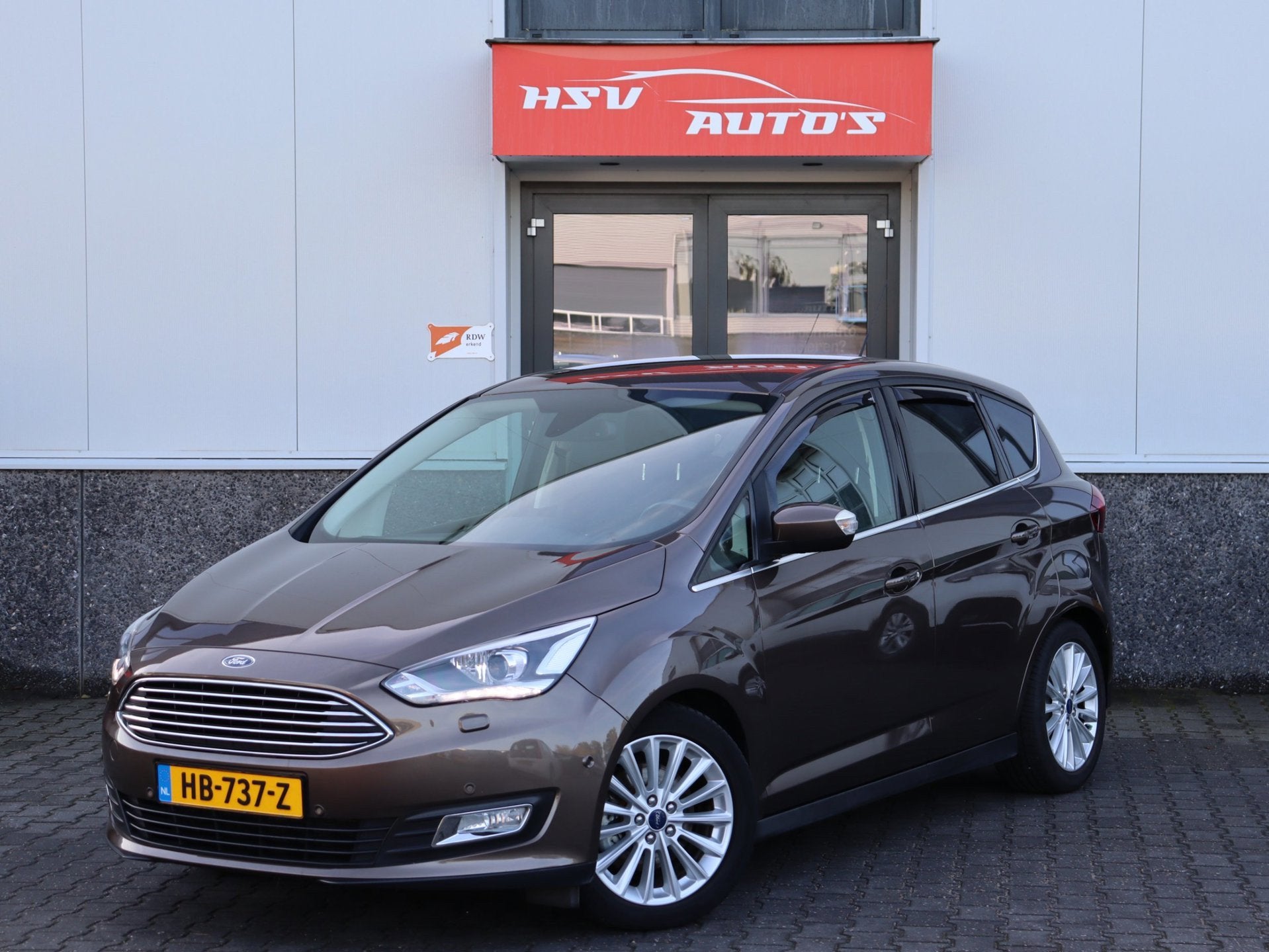 Ford C-Max 1.5 Titanium navigatie LM automaat org NL, Auto's, 15 km/l, Euro 6, 4 cilinders, Origineel Nederlands