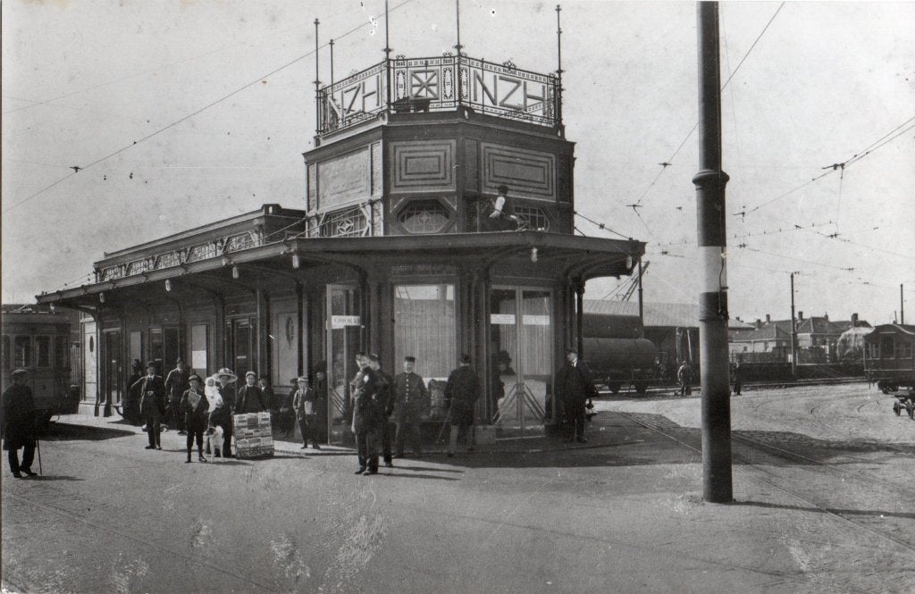 Leiden, NZH Wachtlokaal Stationsplein. 6801, Verzenden, 1960 tot 1980, Ongelopen, Zuid-Holland