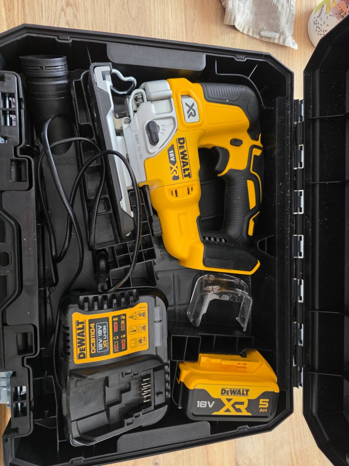 DeWalt  decoupeerzaag, Doe-het-zelf en Verbouw, Gereedschap | Zaagmachines, Verzenden, Zo goed als nieuw, Decoupeerzaag, De Walt