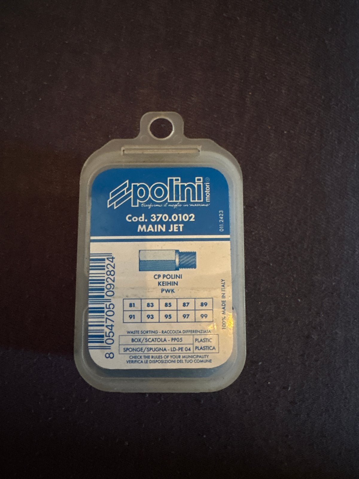 Polini Hoofdsproeier Keihin PWK Carburateur, Ophalen of Verzenden, Nieuw, Carburateur